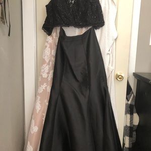 Black Two Piece Dress